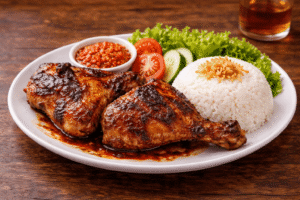 Paket Ayam Bakar + Nasi